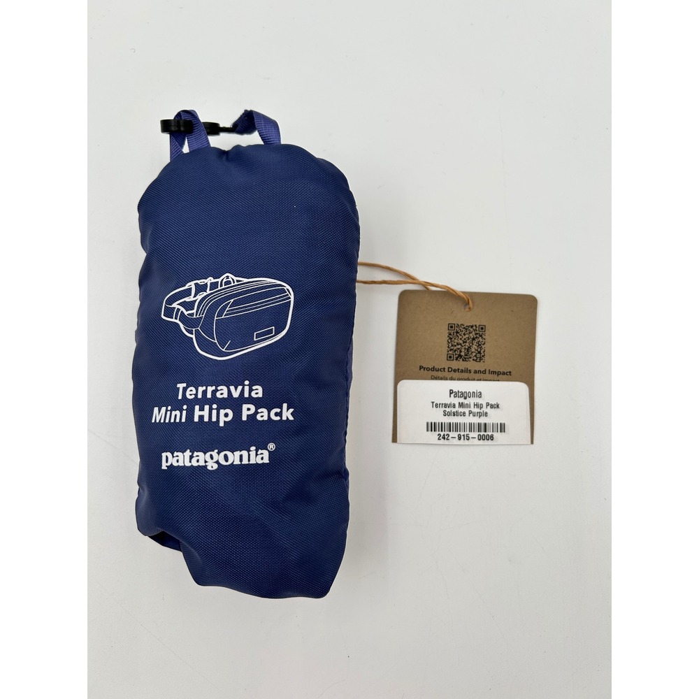 Patagonia Terravia Mini Hip Pack‎ Unisex One Size Solstice Purple NWT Festival